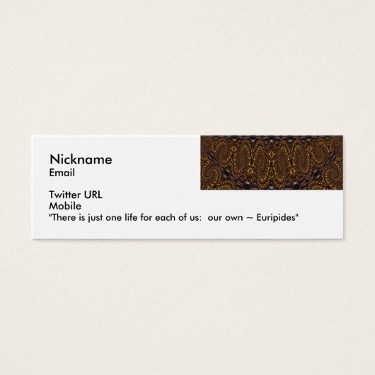 Euripides Flirt Card (Front)