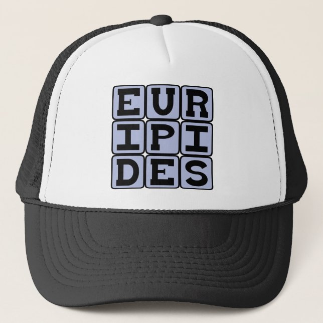 Euripides, Greek Tragedian Trucker Hat (Front)