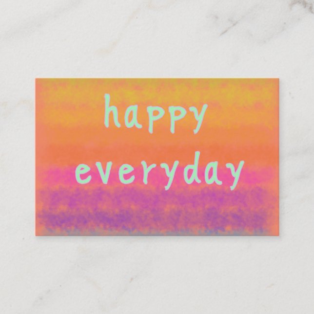 Euro, 3.346" x 2.165" Business Card (Front)