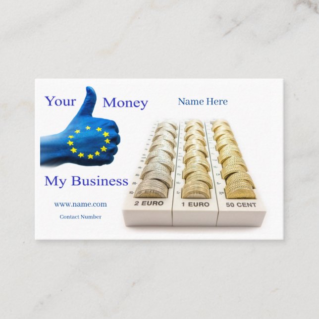 Euro Business Card (Front)