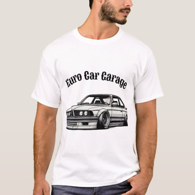 Euro Car Garage T-Shirt (Front)