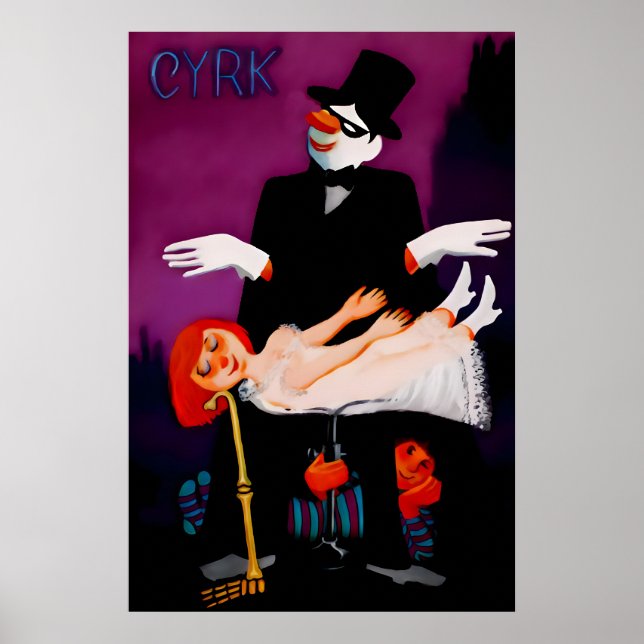 Euro Circ Magic act Promo Poster Print 1 (Front)