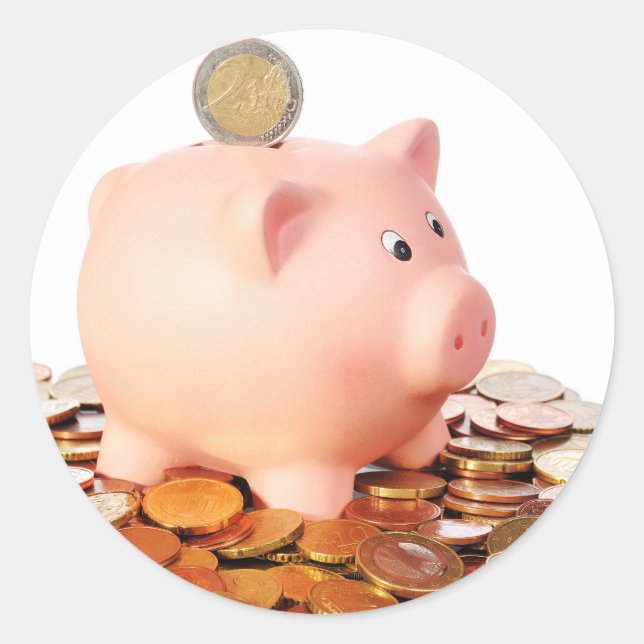 Euro Classic Round Sticker (Front)