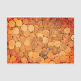 Euro Coins Gift Tissue Paper