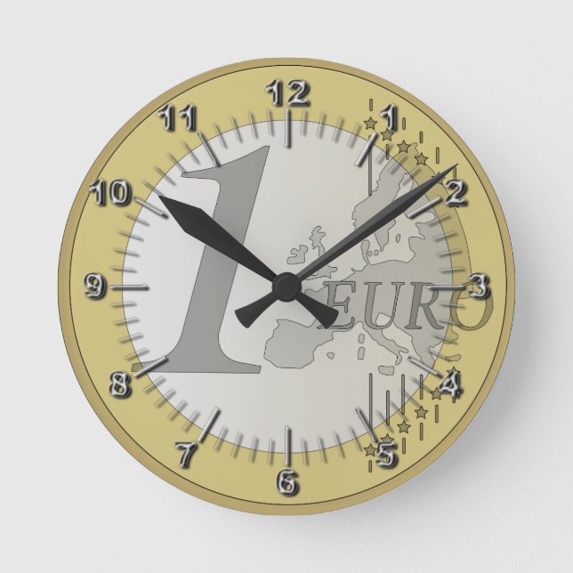Euro corner round clock (Front)