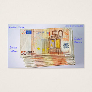 Euro currency card post office