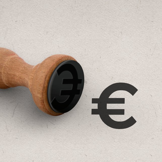 EURO Currency Sign Punch Cards loyalty card Rubber Stamp (Stamp It Up! Euro Punch Cards: Loyalty Made Easy with a Touch of European Flair!)