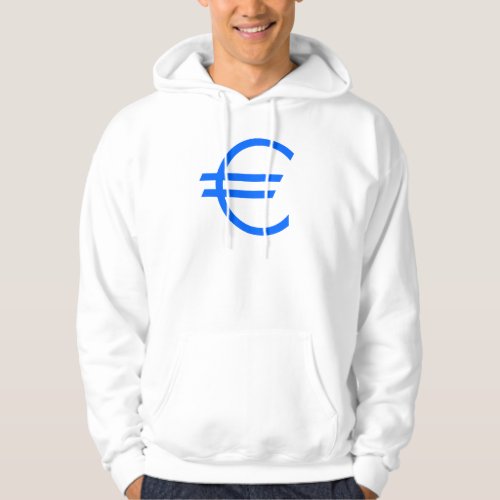 Euro currency sign symbol hoodie