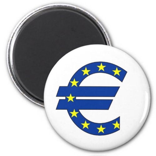 euro currency symbol money sign magnet