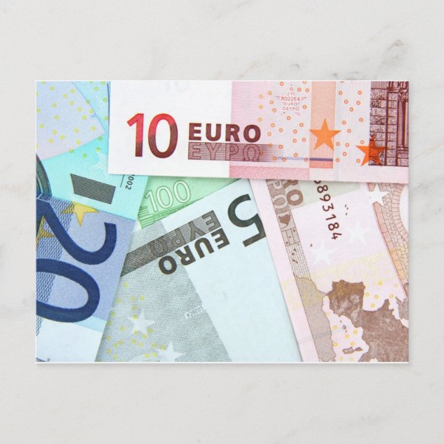 Euro Money Postcard (Front)