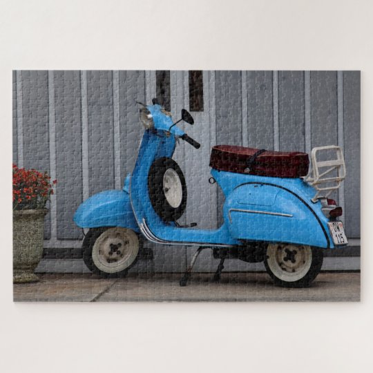 Euro Motor Scooter - 20x30 -1014 pcs Jigsaw Puzzle | Zazzle.com