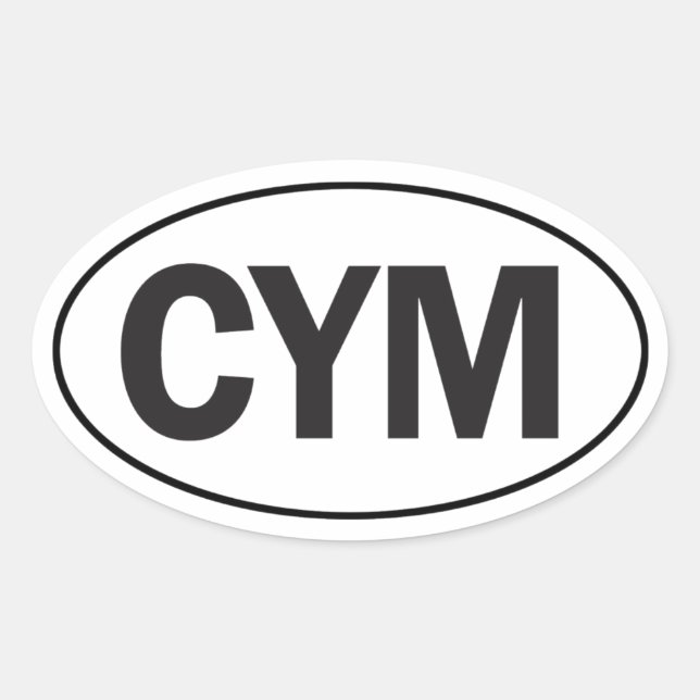 Euro Oval Wales Car Sticker (Front)