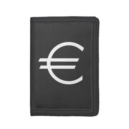 Euro sign money wallets and coin purses