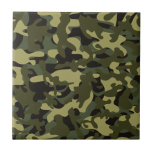 Euro Spring Camouflage Ceramic Tile