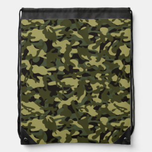 Euro Spring Camouflage  Drawstring Bag