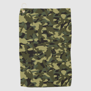 Euro Spring Camouflage Golf Towel
