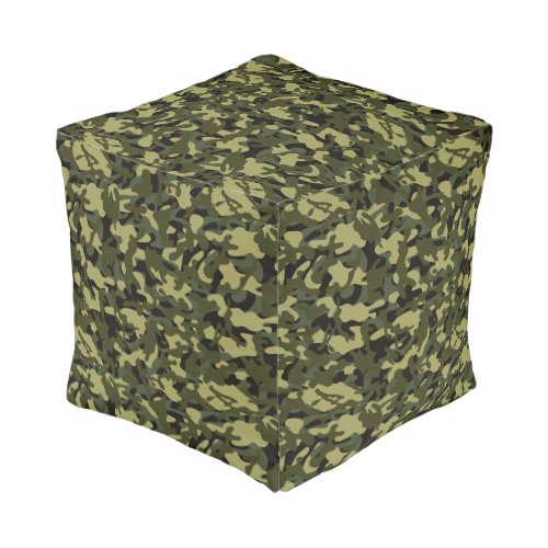 Euro Spring Camouflage Pouf