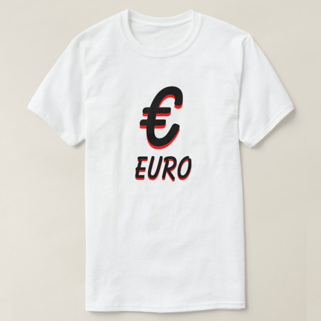 € Euro white T-Shirt (Design Front)
