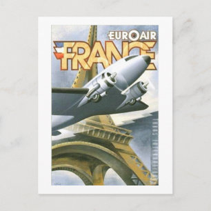 Euroair France Postcard