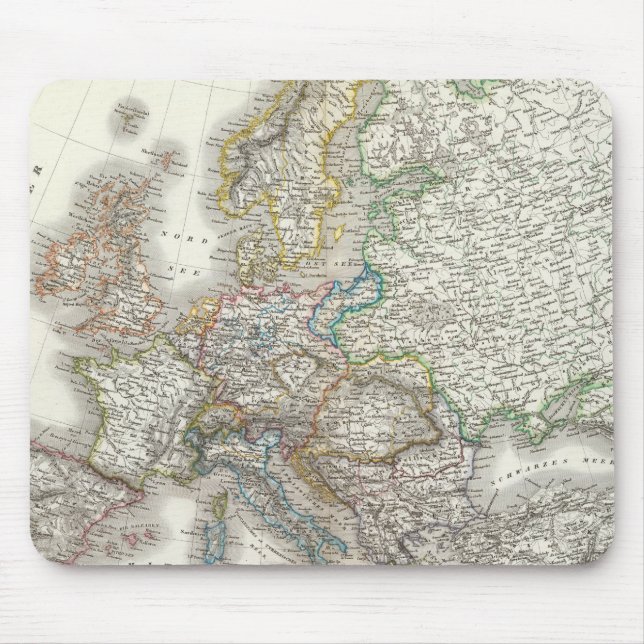 Europa Atlas Map Mouse Pad (Front)