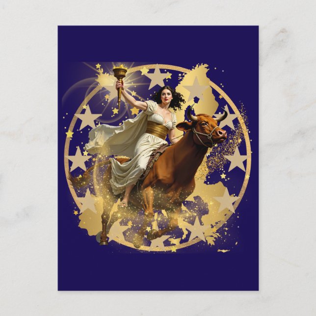 Europa Aurora Postcard (Front)