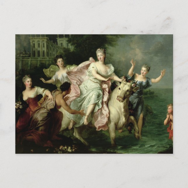Europa Being Carried off by Jupiter Postcard (Front)