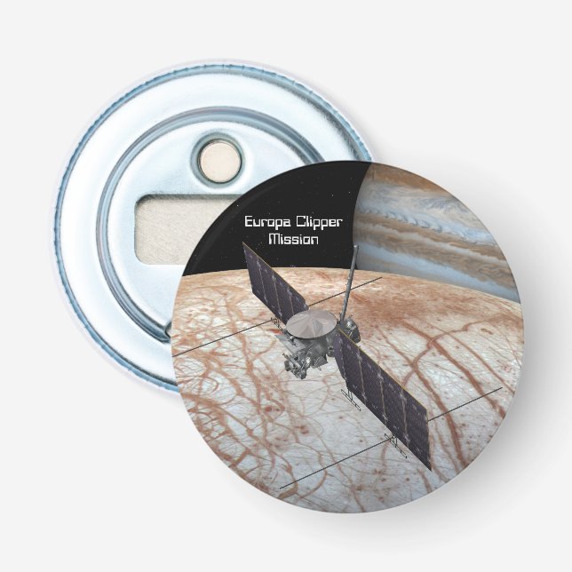 Europa Clipper Mission Spacecraft Bottle Opener (Front)