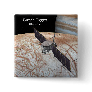 Europa Clipper Mission Spacecraft Button