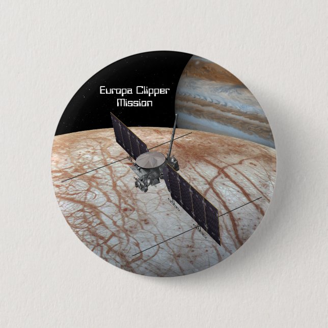 Europa Clipper Mission Spacecraft Button (Front)