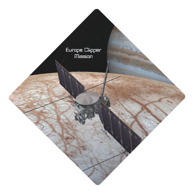 Europa Clipper Mission Spacecraft Graduation Cap Topper (Front)