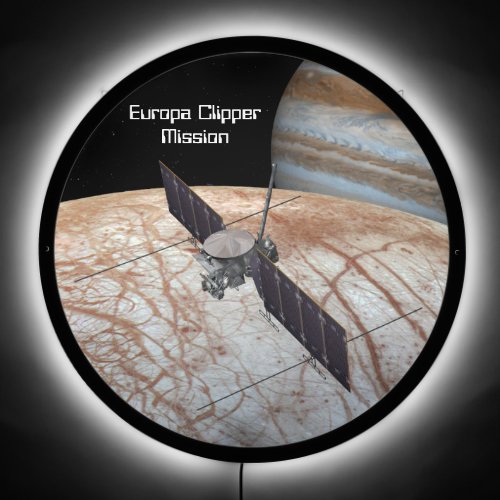 Europa Clipper Mission Spacecraft LED Sign