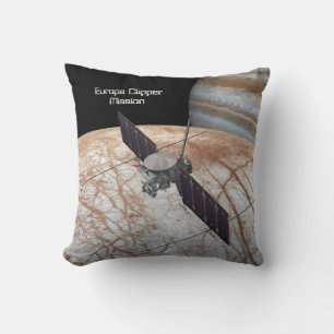 Europa Clipper Mission Spacecraft Throw Pillow