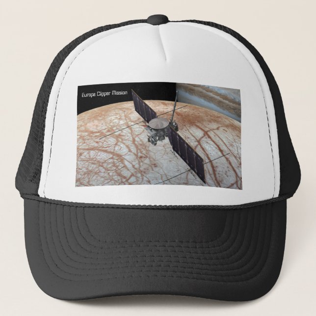 Europa Clipper Mission Spacecraft Trucker Hat (Front)