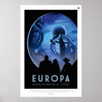 Europa, Discover Life Under the Ice Poster