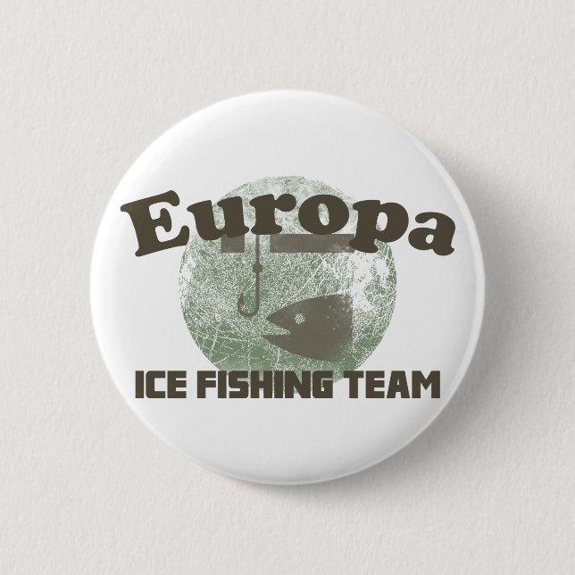 Europa Ice Fishing Team Button (Front)