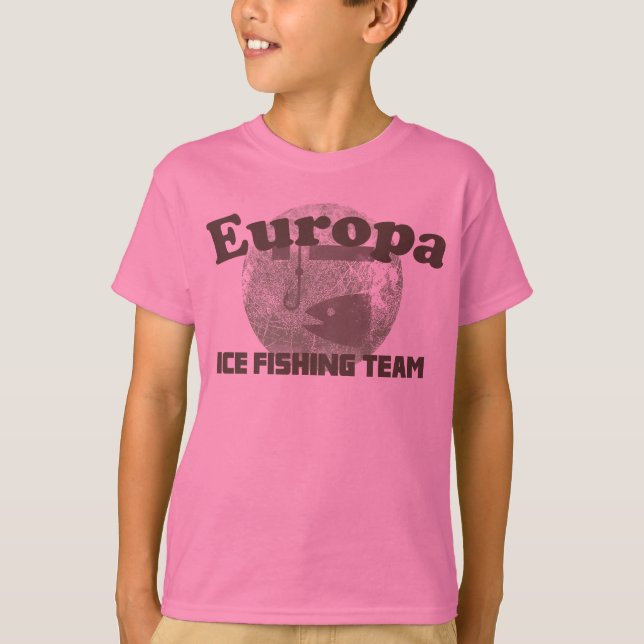Europa Ice Fishing Team T-Shirt (Front)