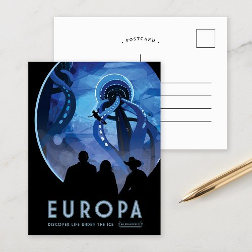 Europa  NASA Visions of the Future Postcard