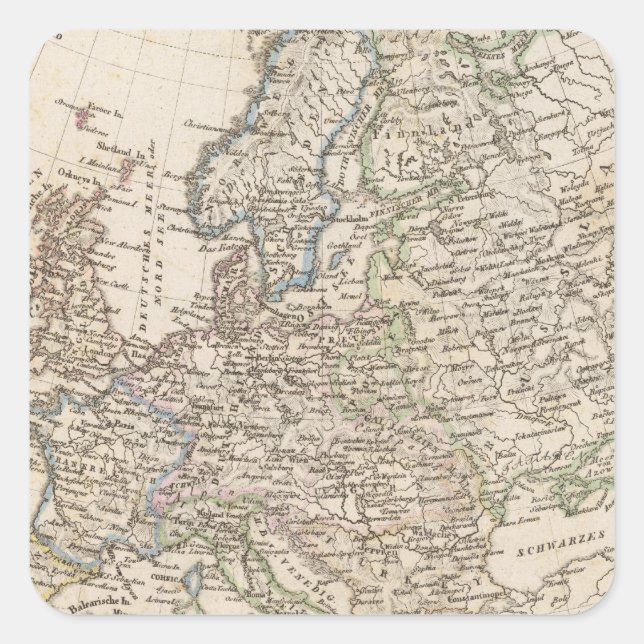 Europa Square Sticker (Front)