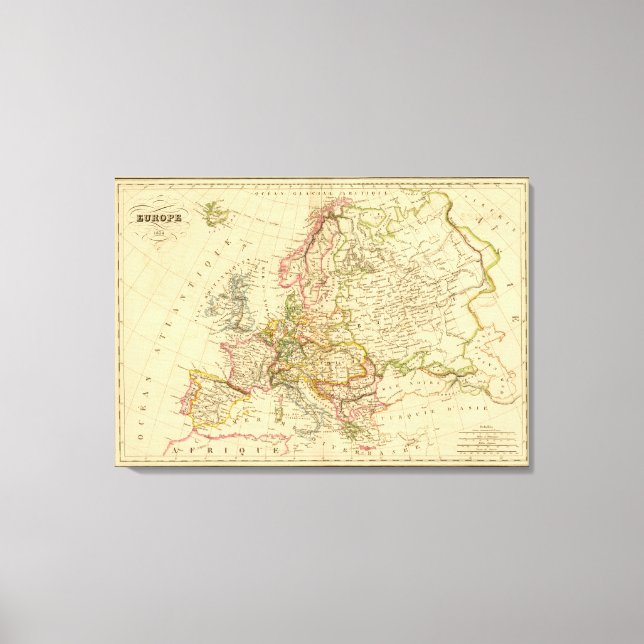 Europe 10 canvas print (Front)