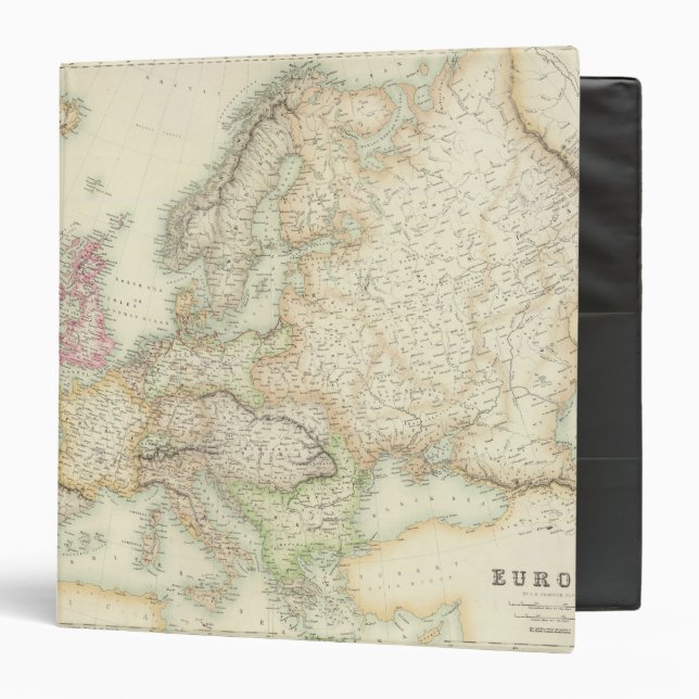 Europe 14 3 ring binder (Front/Inside)