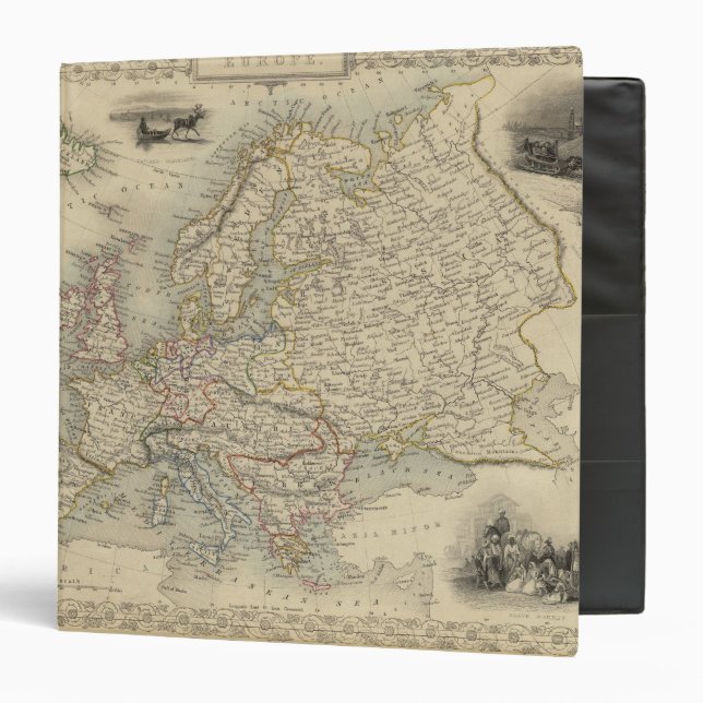 Europe 15 3 ring binder (Front/Inside)