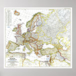 &quot; Europe: 1949 - And the Middle East Map Poster