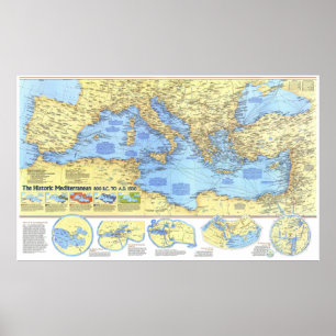 " Europe: 1982 - Historic Mediterranean ... Poster
