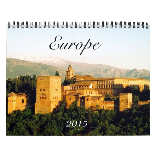 europe 2015 calendar (Cover)