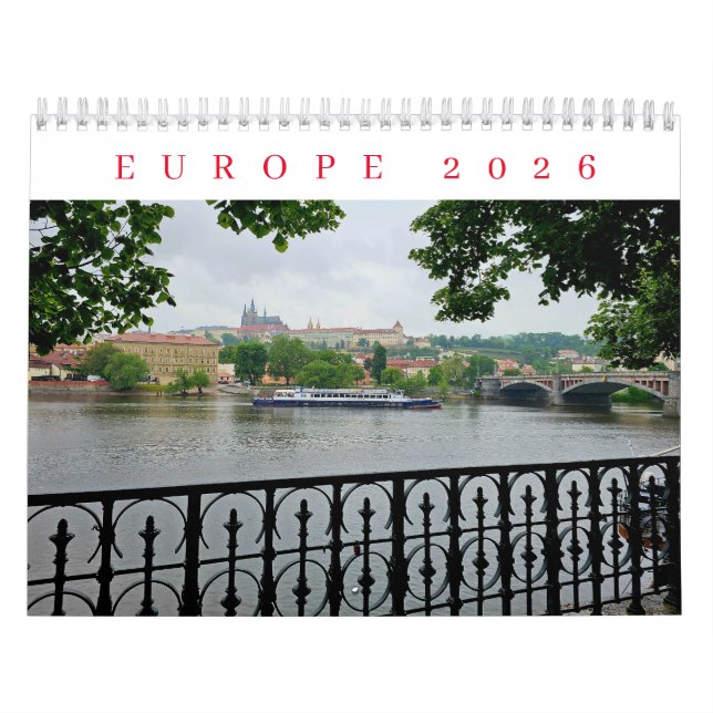 Europe 2026 calendar (Cover)