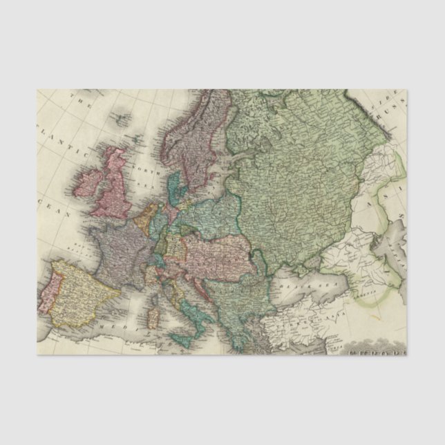 Europe 21 tissue paper (Front)