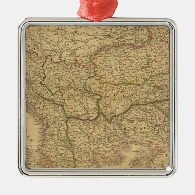 Europe 23 metal ornament (Front)