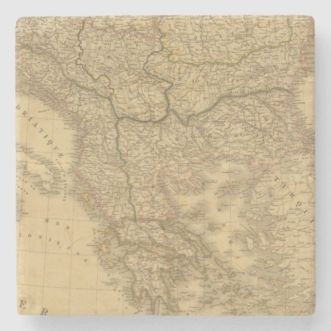 Europe 23 stone coaster (Front)