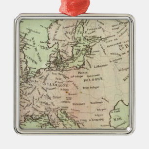 Europe 26 metal ornament