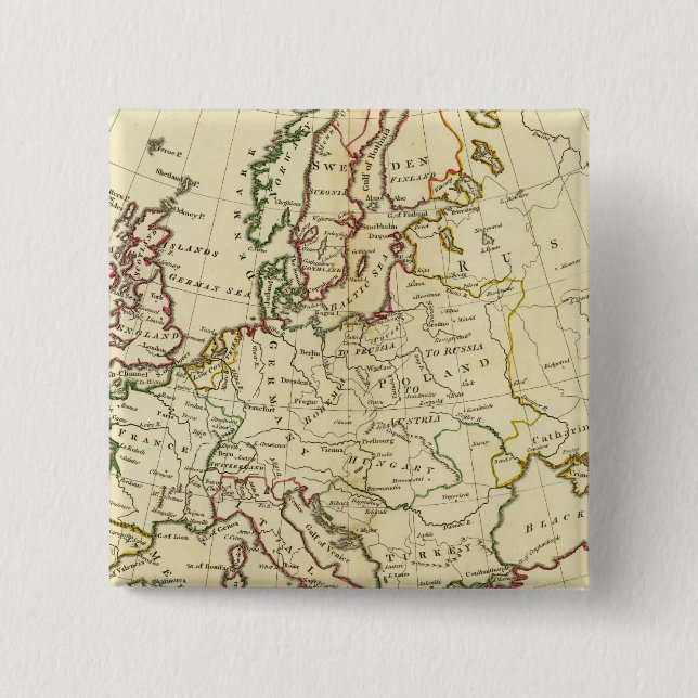 Europe 33 pinback button (Front)